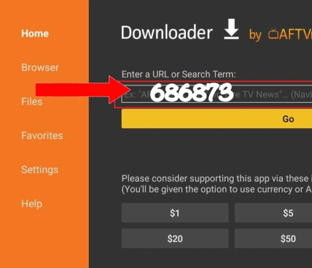downloader code viptv code